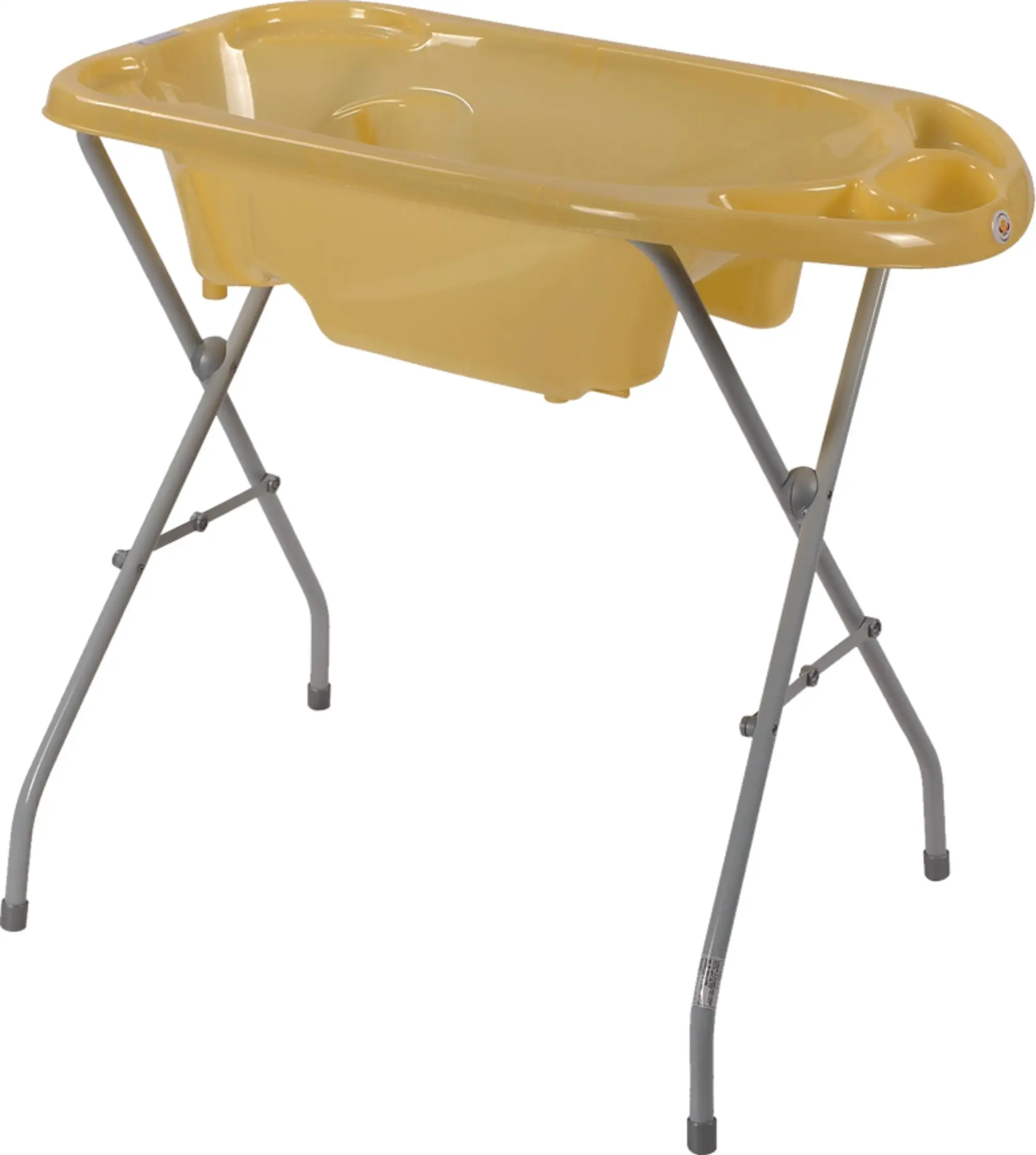Baby plastic bathtub high quality with steel stand infant bath tub transparent baby bath tub