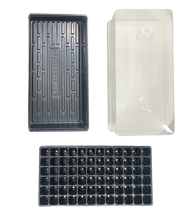 Wholesale Plastic Nursery Seedling Tray Seed Grow Planter Seeding Garden Seed Starter Tray Plant Propagation Seedling Tray