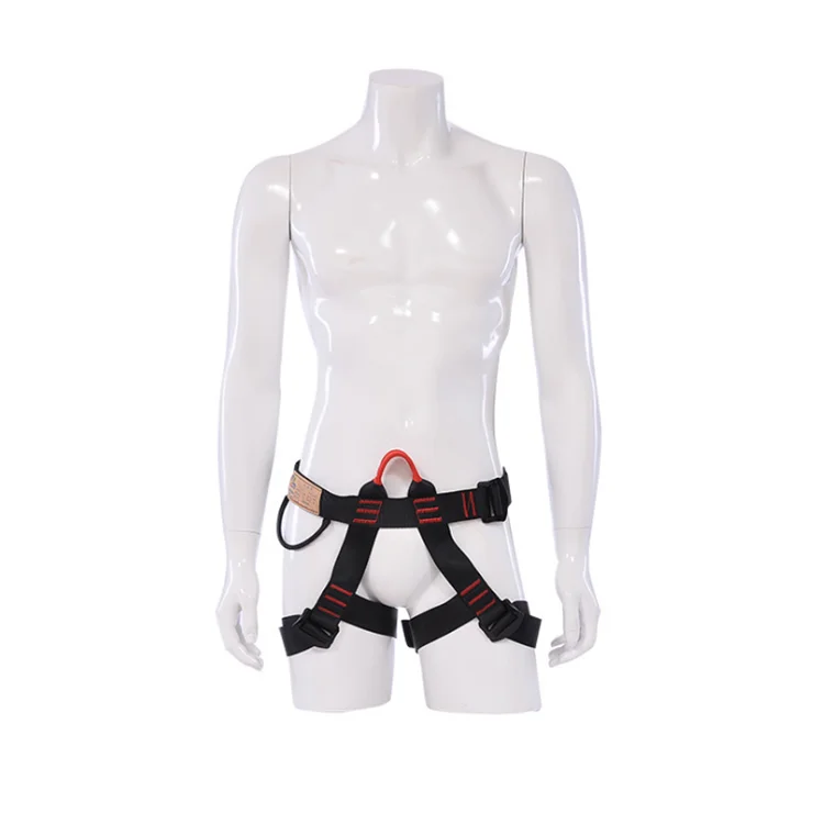 Outdoor High-altitude Climbing Harness Belt Professional Custom Safety Harness with Lanyard