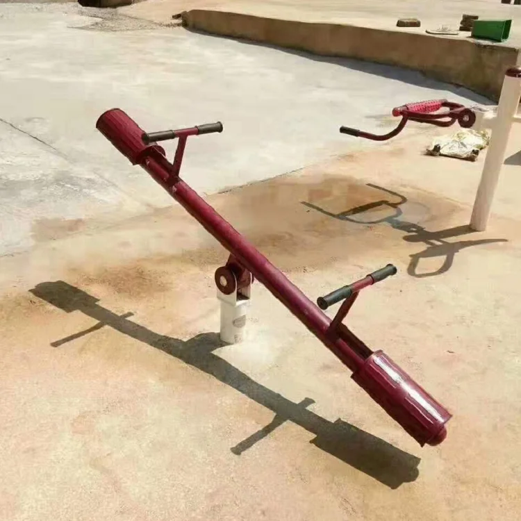 China Manufacture Outdoor Gym Fitness Excersize Equipment With Seasaw for Kids