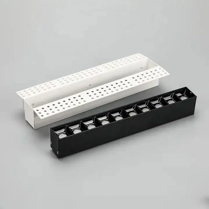 LED ceiling embedded spotlight embedded frameless magnetic suction lamp household aisle long strip spotlight