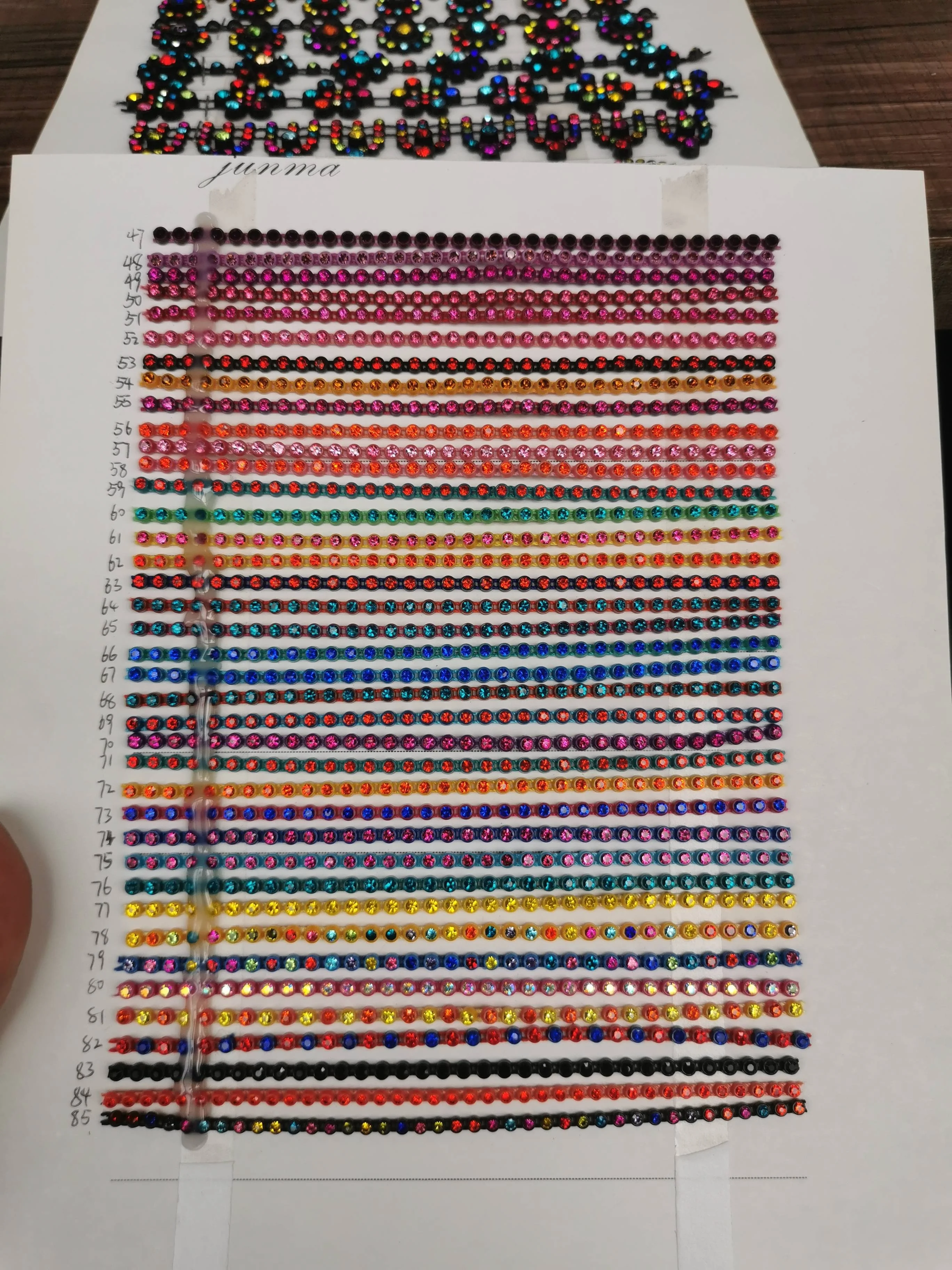 fashion ss3.5 ss6 ss8 transparent crystal stone AB clear white plastic banding Rhinestone cup trim chain for clothing