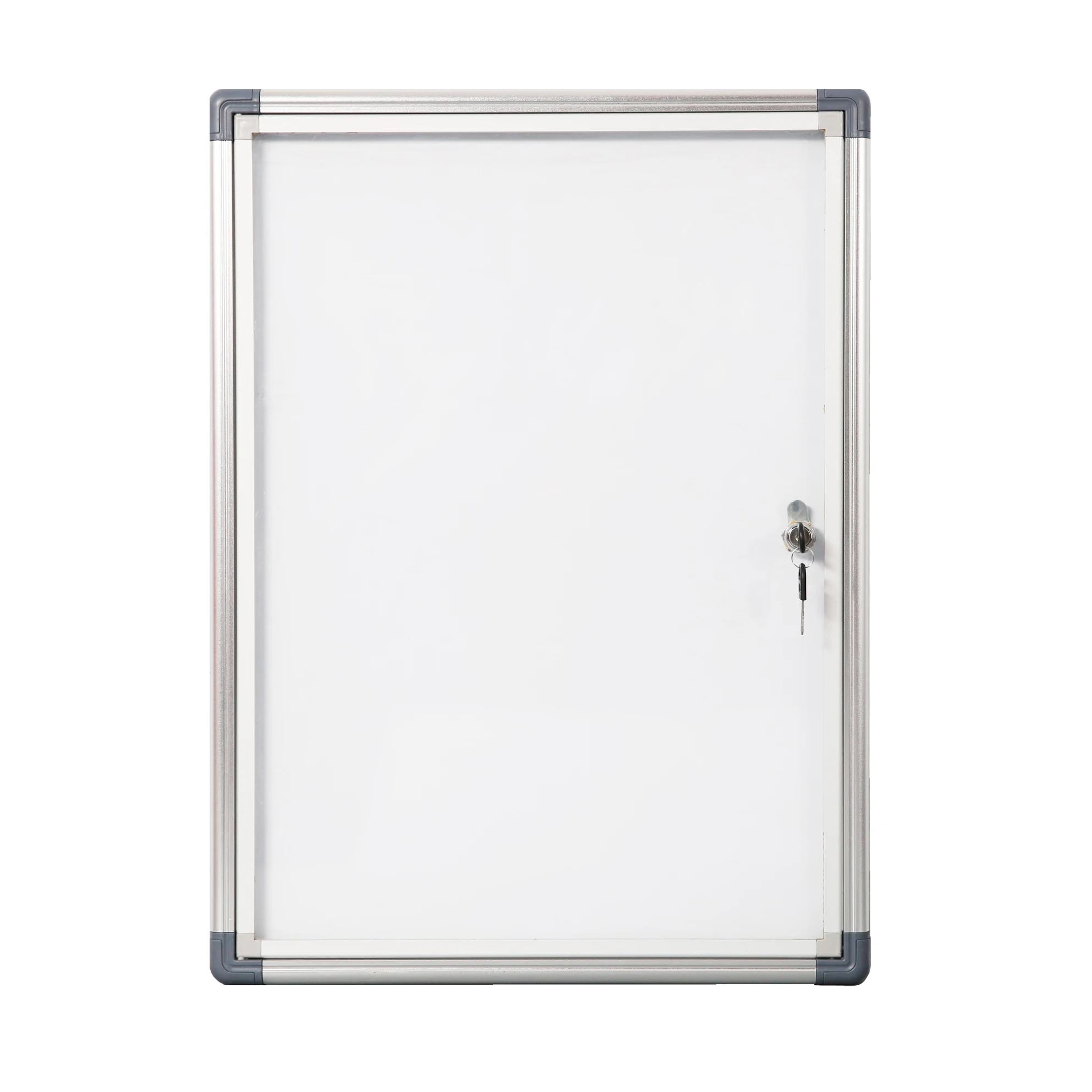 School Enclosed Magnetic Writing White Board Bulletin Board