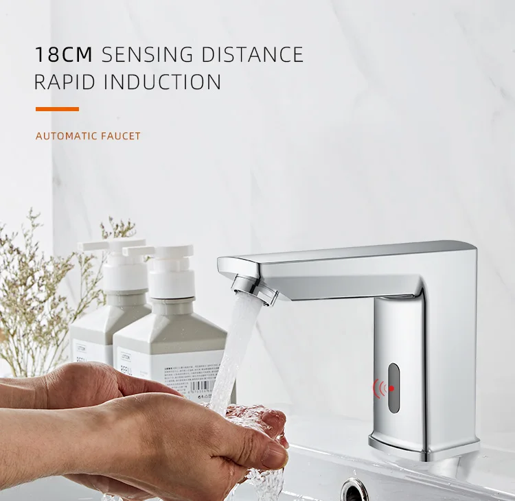 Cheap Single Cold Sensor Basin Faucet Tap with Rohs/ce