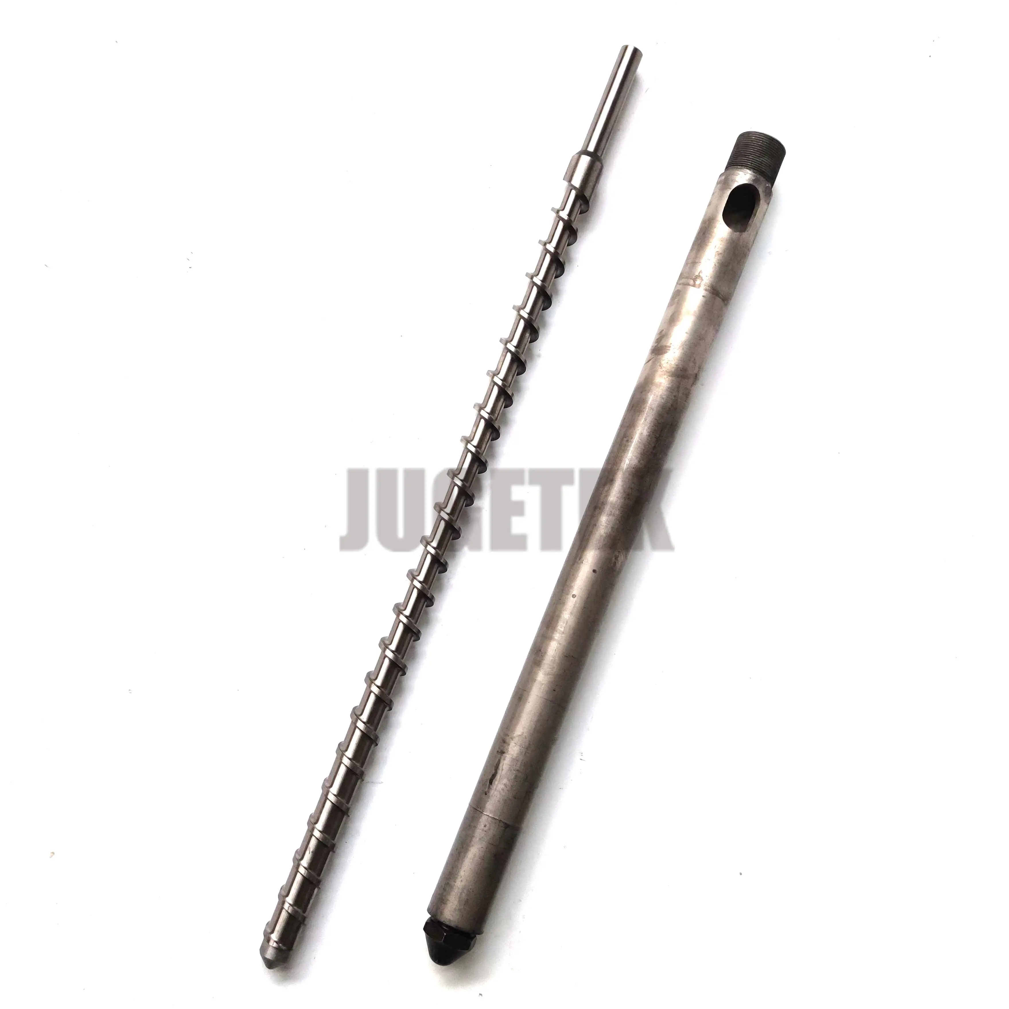 Extruder/Injection 30mm Diameter Screw Nitrided Barrel with Nozzle Band Heaters for DIY Desktop Machine 5kg/h