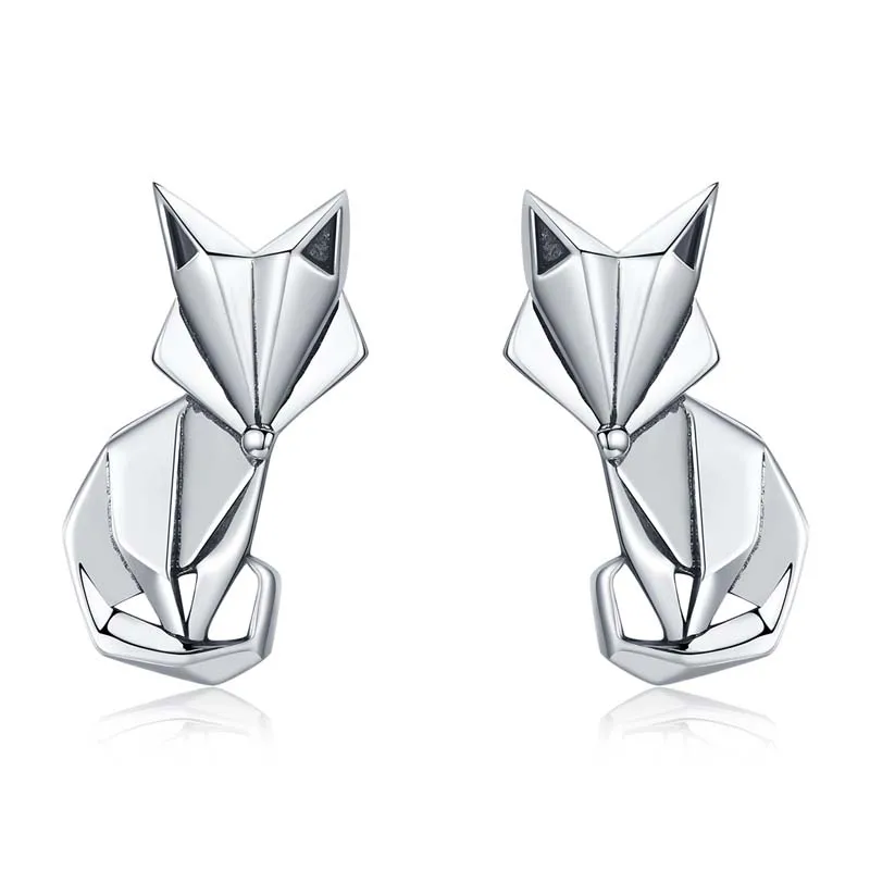 Sterling Silver Animal Earrings Trendy Unisex Earrings Jewelry Wholesale