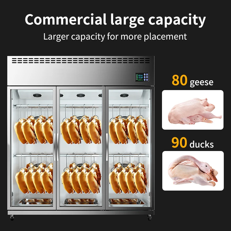 Durable Coasted Steel With Big Fan Duck Drying Fridge for Sausage Production