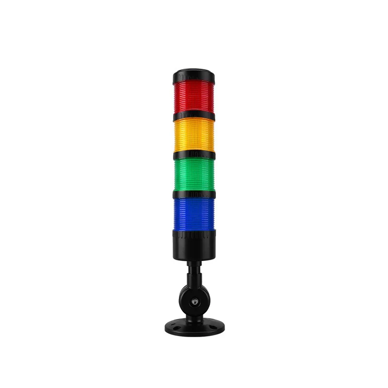 Wholesale Price 4 colors 4 Layers LED Lighting Warning Lights DC 24v Signal Tower Light With Buzzer