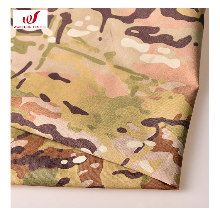 100% Nylon CORDURA  500DX500D Military Printed PU Waterproof Fabric for Bag Outdoor