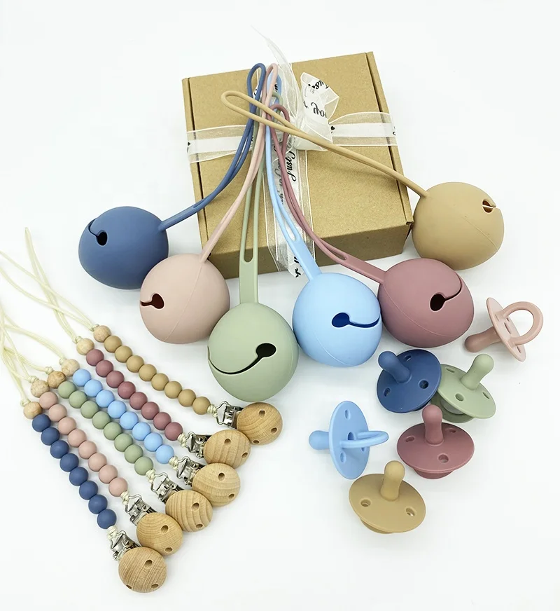 Wholesale popular New 100% Food Grade Silicone Baby Molar Pacifier Baby Non-toxic Pacifier Baby Products