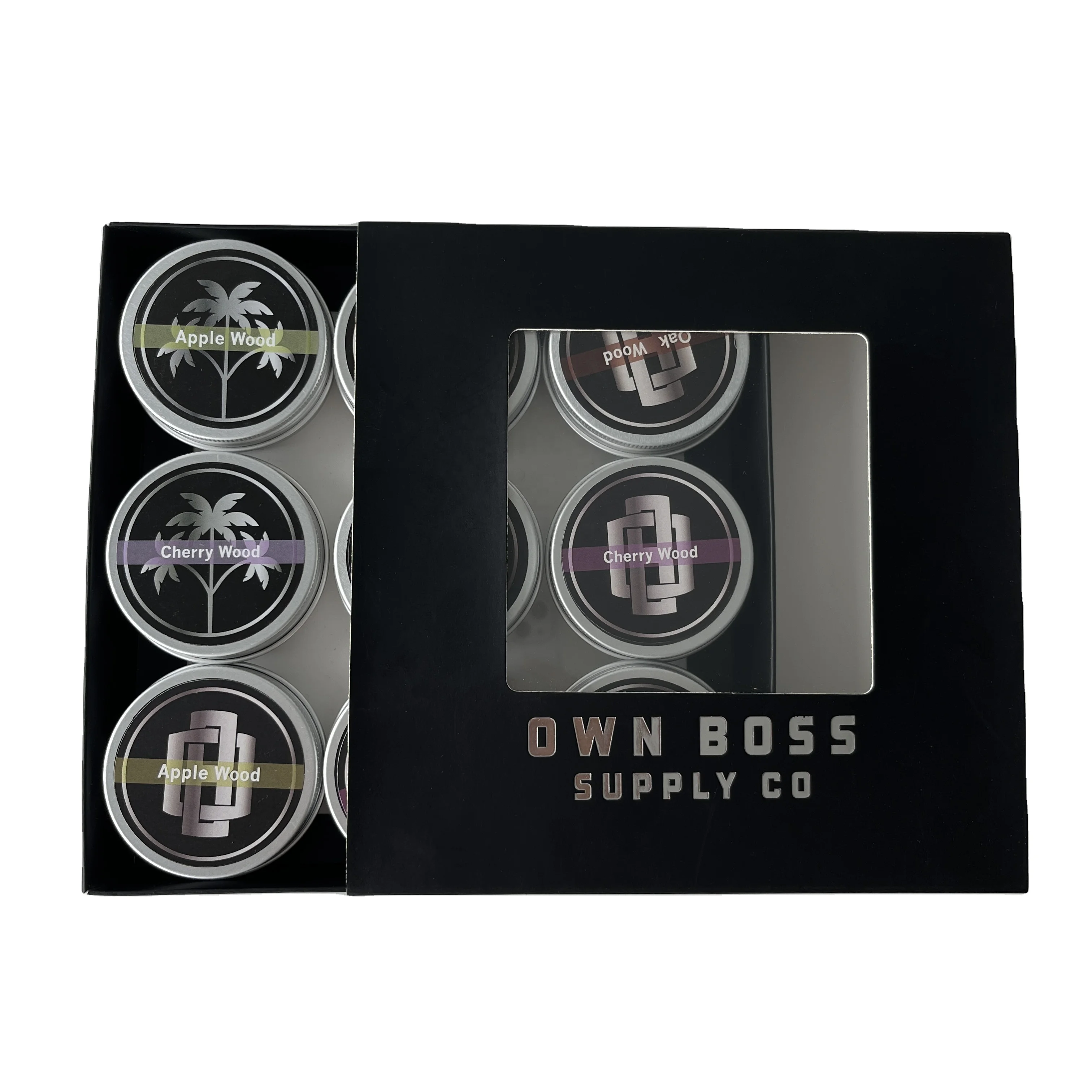 Dry fresh natural wood smoking chips customized labels Cocktail Smoke fuels Smoker oak walnut wood fuel sawdust with gift box