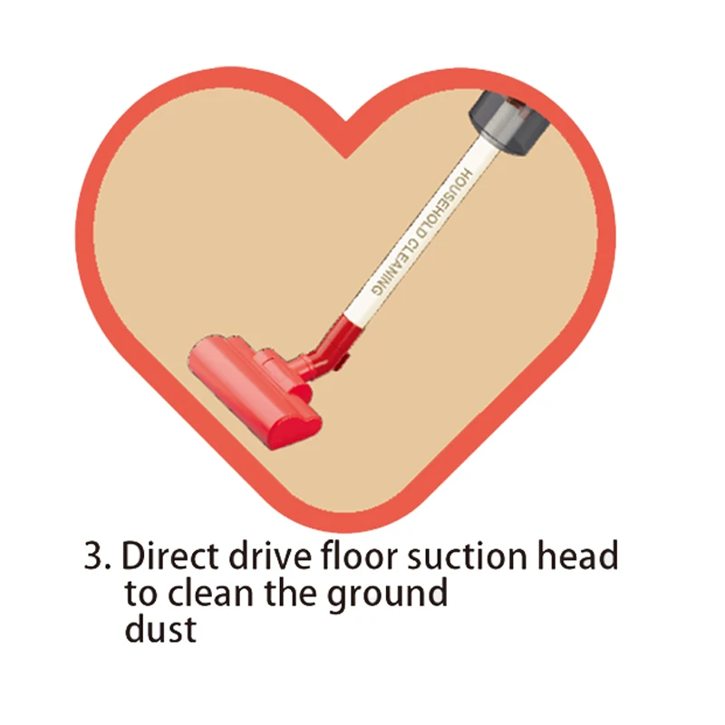 Kids Pretend Playhouse Electric Cleaning Toys Small Appliances Emulation Household Vaccum Cleaner Tool For Kids