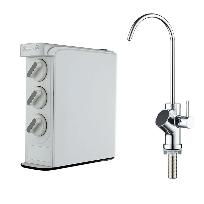 2025 New 600GPD 800GPD Under Sink RO Tankless Reverse Osmosis Water Filtration Purifier Water Filter System With Faceut