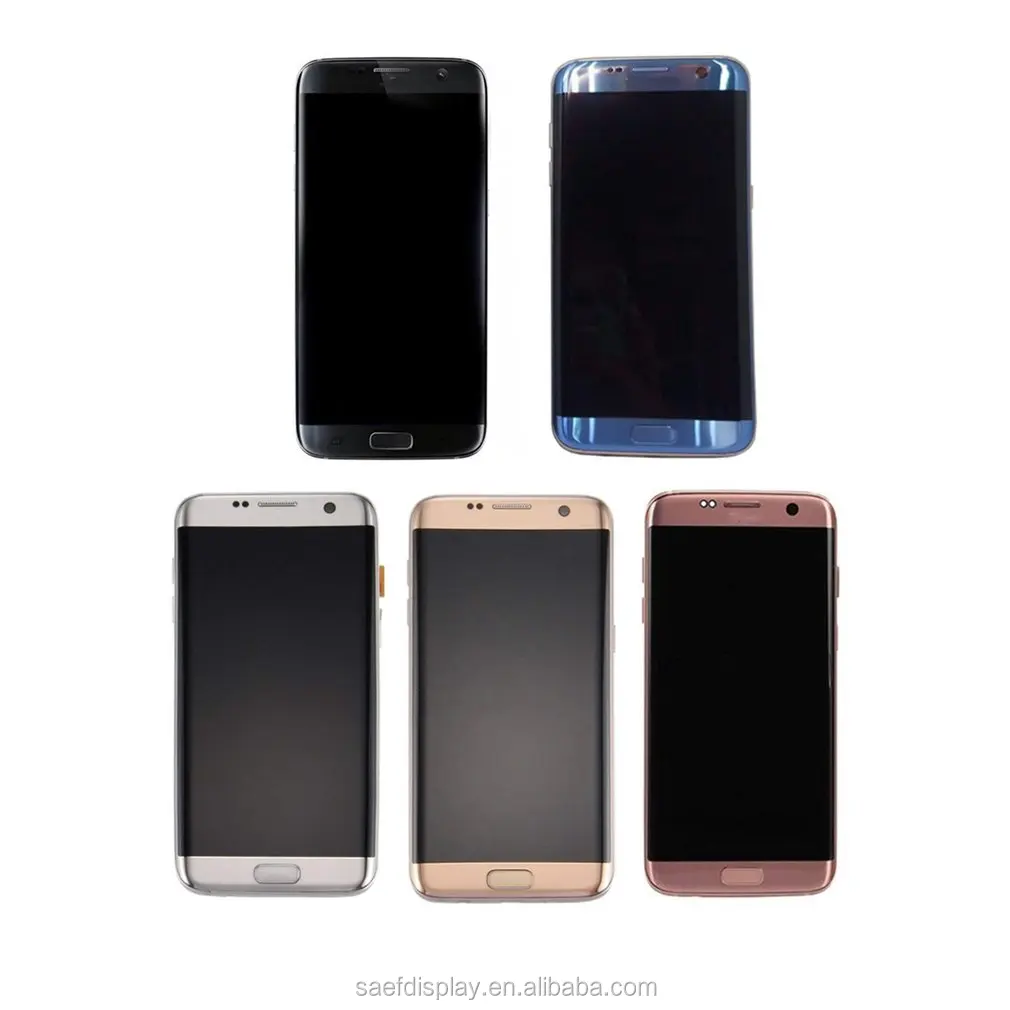  Оптовая продажа ремонт сотового телефона сенсорный экран для SAMSUNG S7 edge оригинальный дигитайзер ЖК-дисплей запасные