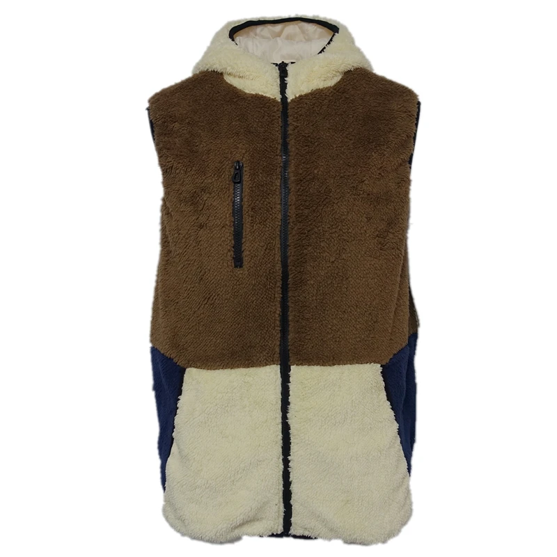 
Hot selling slimming winter sweat cotton fleece vest waistcoat for men 