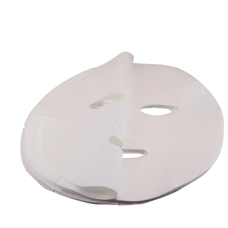 Manufacturer wholesale cosmetic viscose 100% natural silk facial mask sheet face masking sheet korea mask sheet