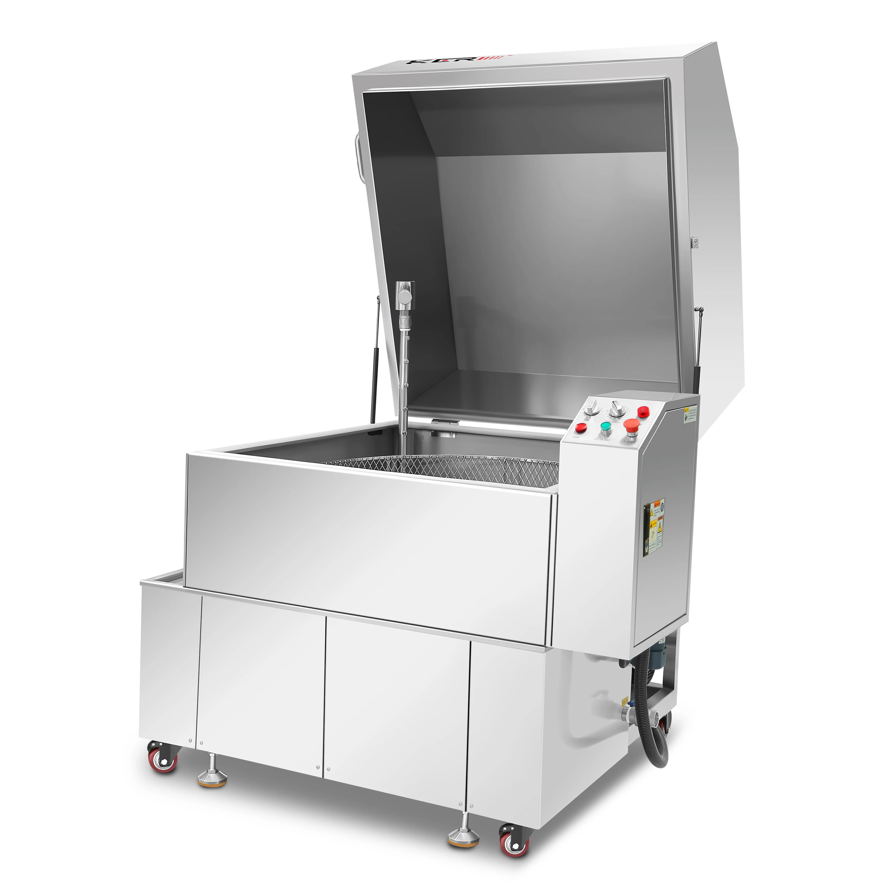 Rotary basket parts washing washer machine cleaner cleaning machine
