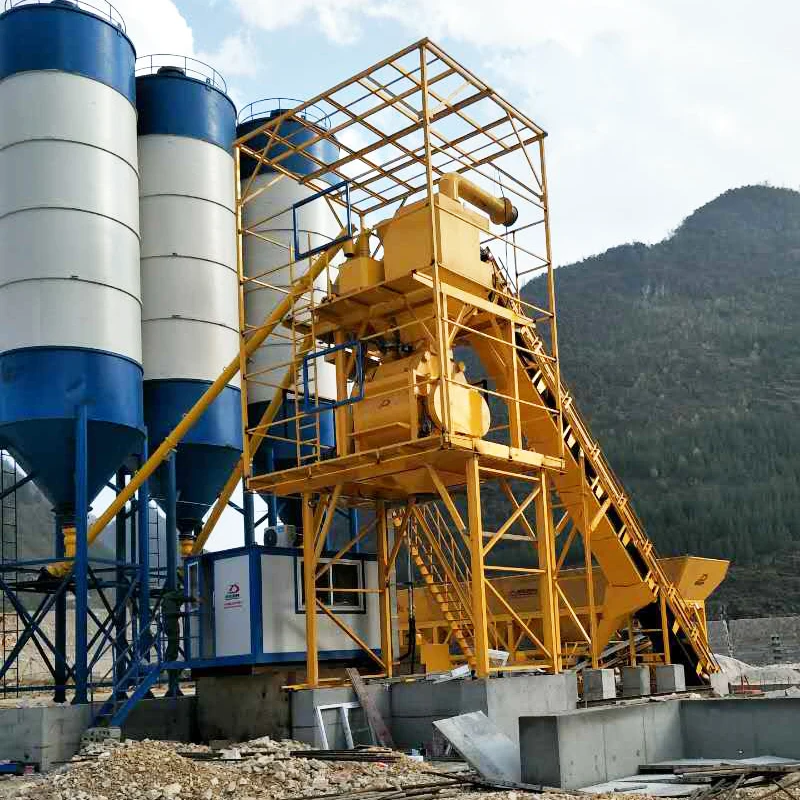 CE Batching Plant For Ready Mixed Concrete Modular Concrete Plant HZS60 Mobile Concrete Plant For Choose