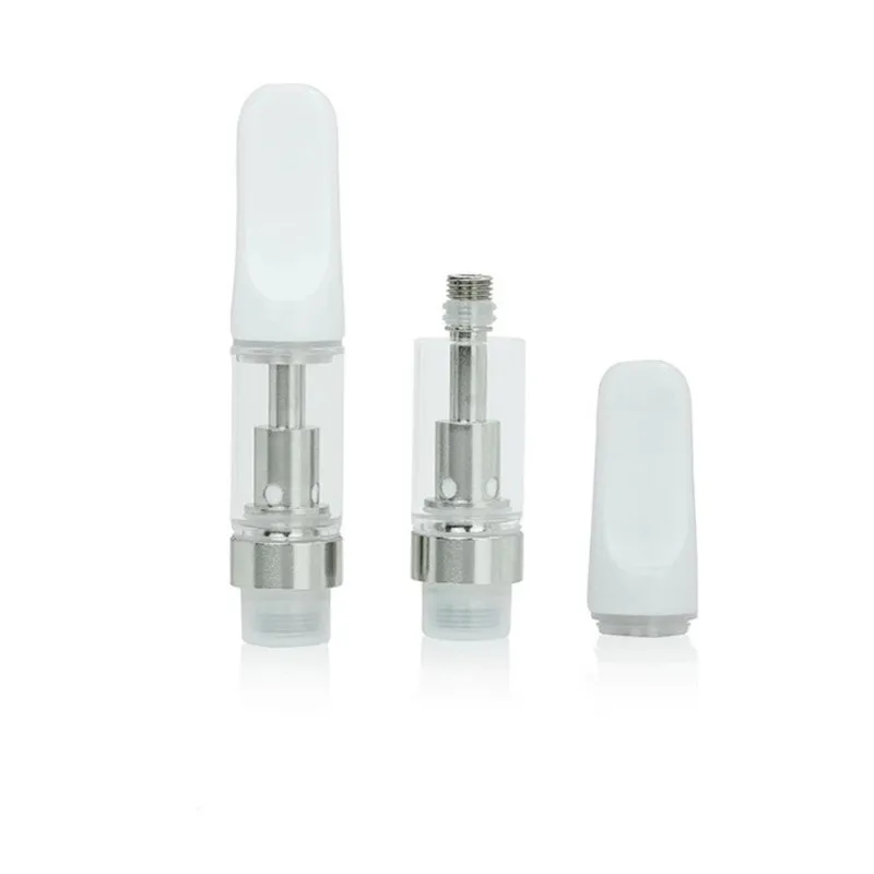 Горячая Распродажа от производителя, заполняющий наконечник пресс без утечки, толстое масло с резьбой 510, полностью закрытый стеклянный пустой керамический испаритель CBD Vape