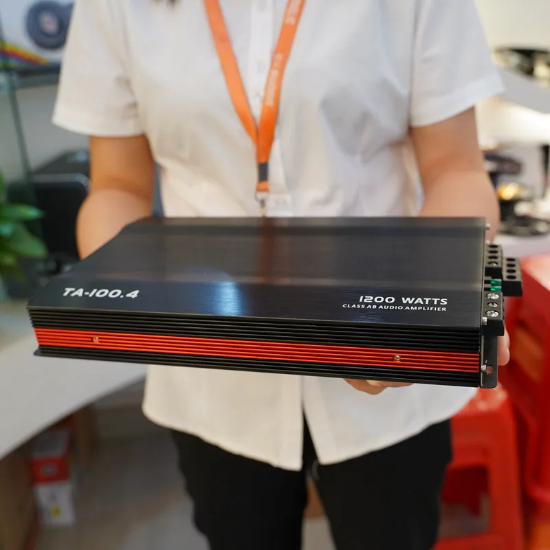 Suoer TA-100.4 car amplifier full frequency car sound system audio amplifier 4*100 watts 4 channel amplifier