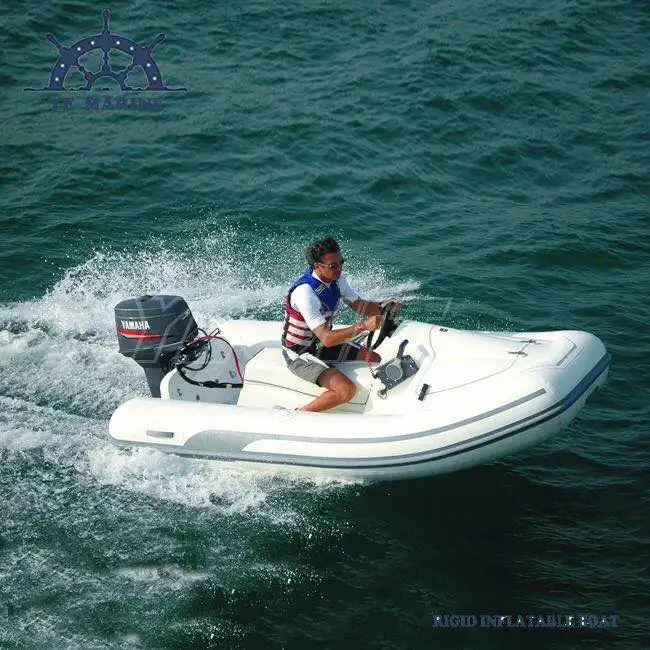 11.5ft RIB 350 Small Dinghy Fiberglass Hull CE PVC/Hypalon Inflatable Jet Ski Boat For Sale