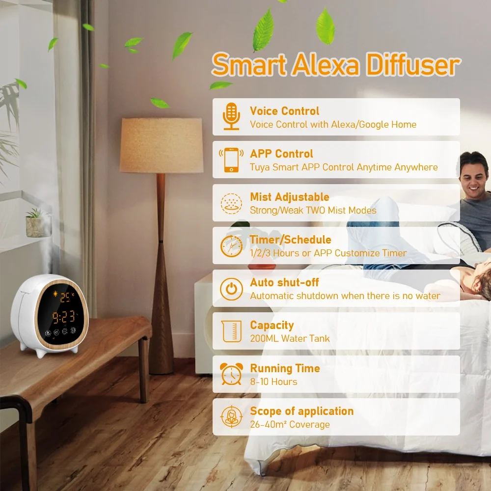 Baby product smart Alexa & Google Home water dispenser perfume diffuser other interior accessories