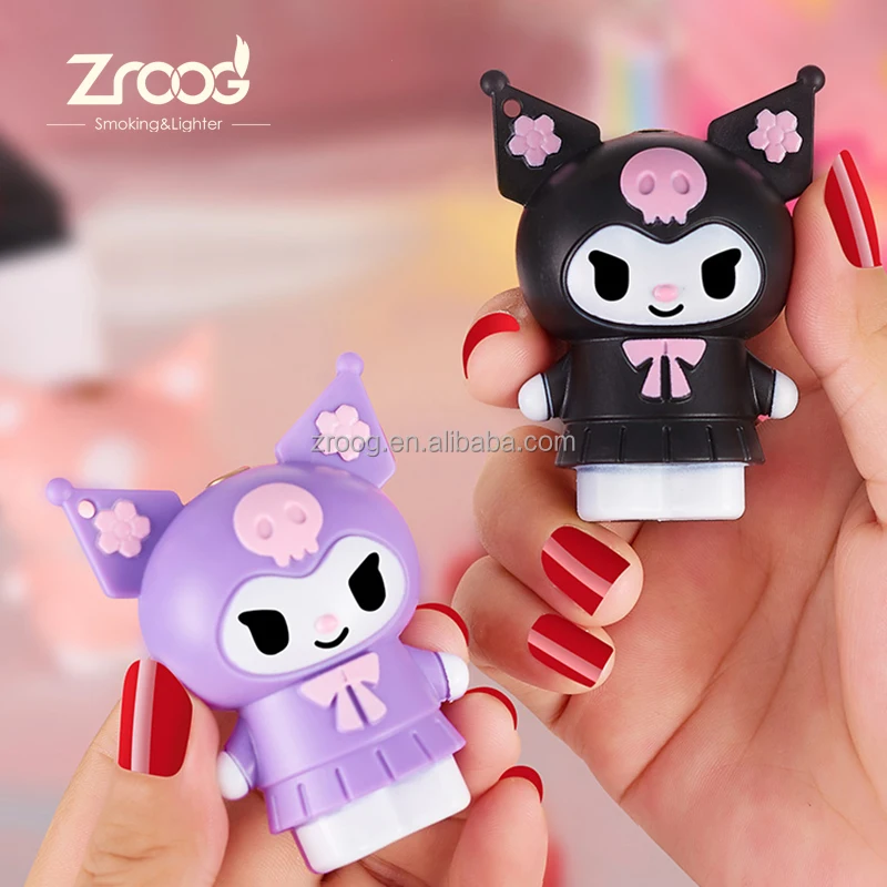 Производитель Sanrio Kuromi Зажигалка Kawaii Kitty мультфильм для девочек и женщин Брелоки