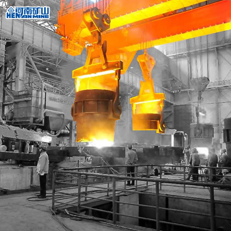 YZD Model 5~74 Tons double girder beam bridge overhead crane steel water crane metallurgy casting