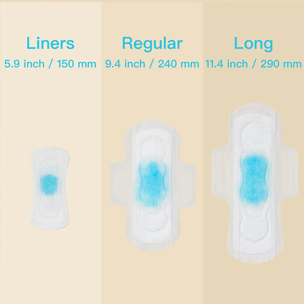 OEM ODM skin-friendly biodegradable pure white 100% pads organic cotton sanitary napkin
