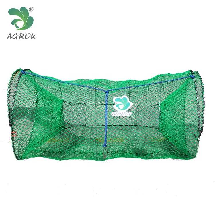 AGROK Large Knotless Crayfish Fishing Trap Big Rachel  Fish Trap Turtle 70cmx130 70x120 70x110