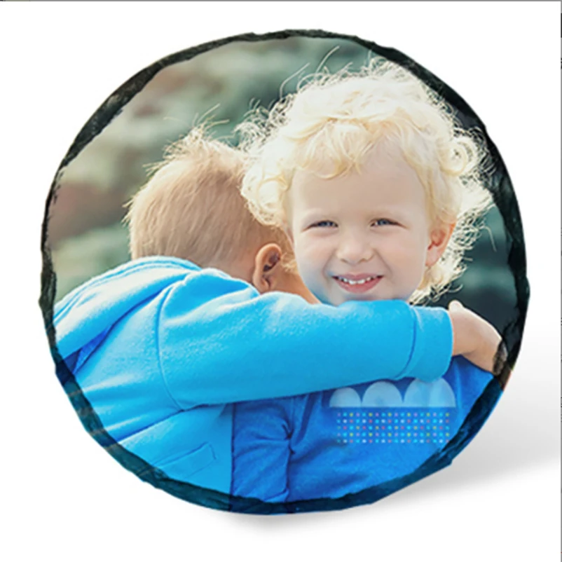 4 inch Sublimation slate coasters Rock slate blanks square circle shapes wholesale