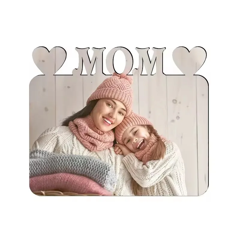 DIY Printable Personalized Family MDF Photo Frame For Mom Sublimation MDF Mom Photo Frame