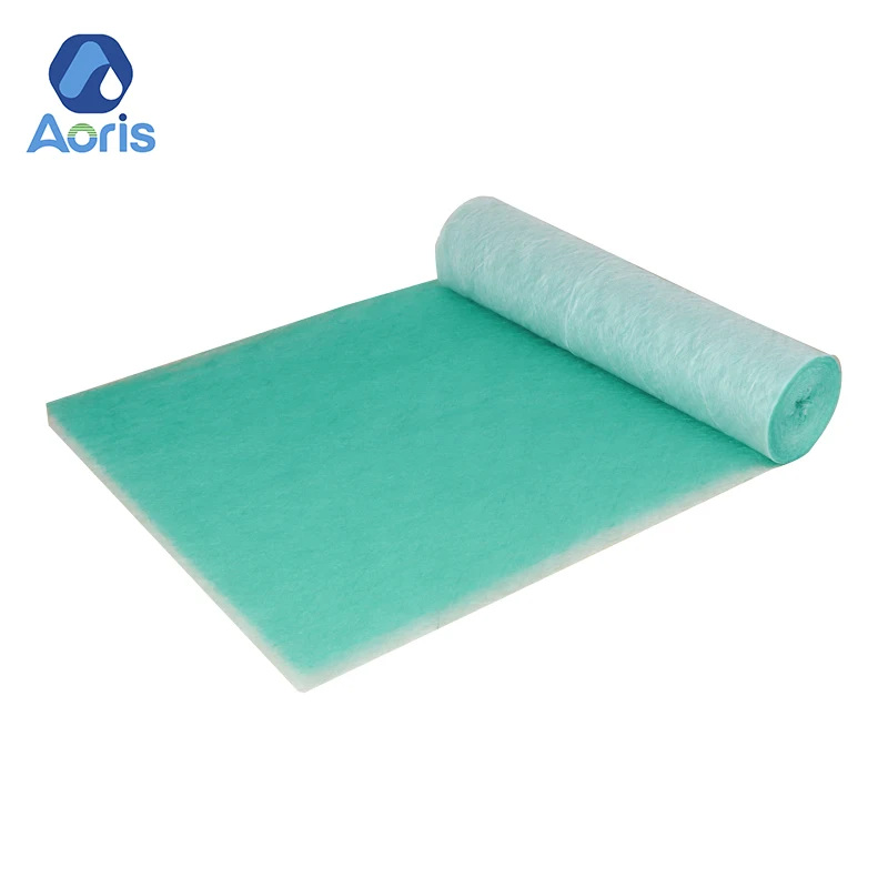 The paint booth uses paint mist to stop the filter and glass fiber medium to withstand high temperature floor filters