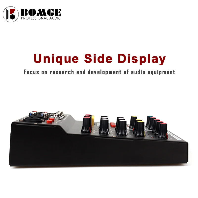 BMG 24 DSP usb blueteeth sound audio mixer audio mixing console 5V power supply by usb buses and mobile charger