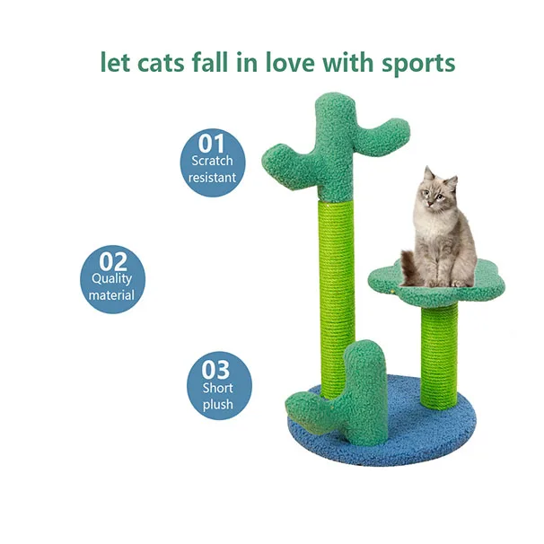 Factory Wholesale Top Pet Furniture House Products Scratching Post cat tree Pink Cat Tree Tower to Ceiling