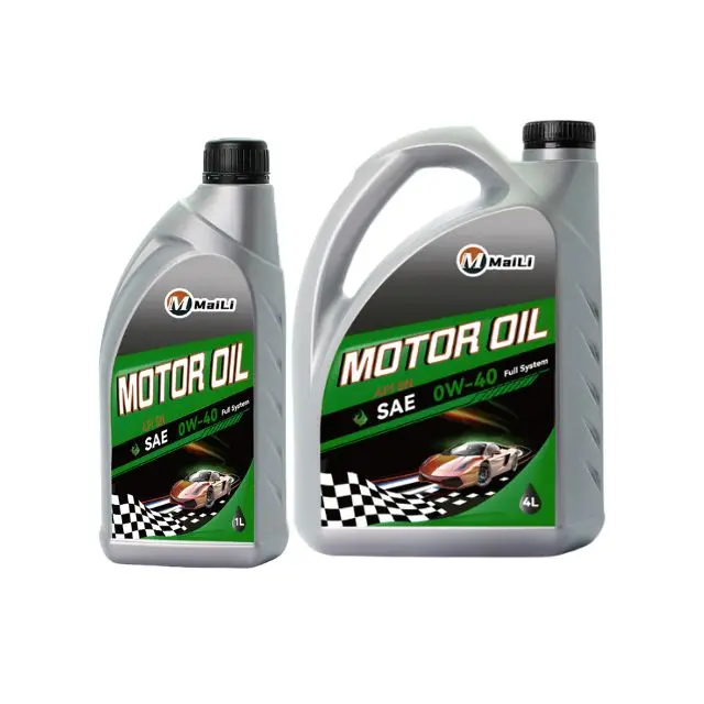 Fully synthetic motor oil SN 0W40 for high performance engine
