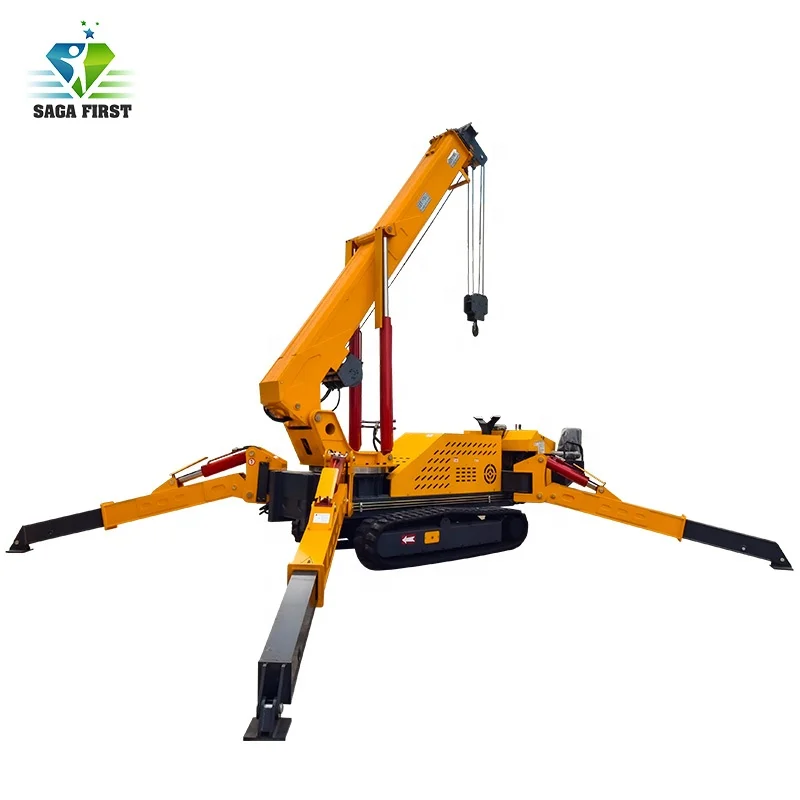 Hydraulic Tower Spider Crane 5ton Mobile Construction Spider Crane Self-propelled Crane