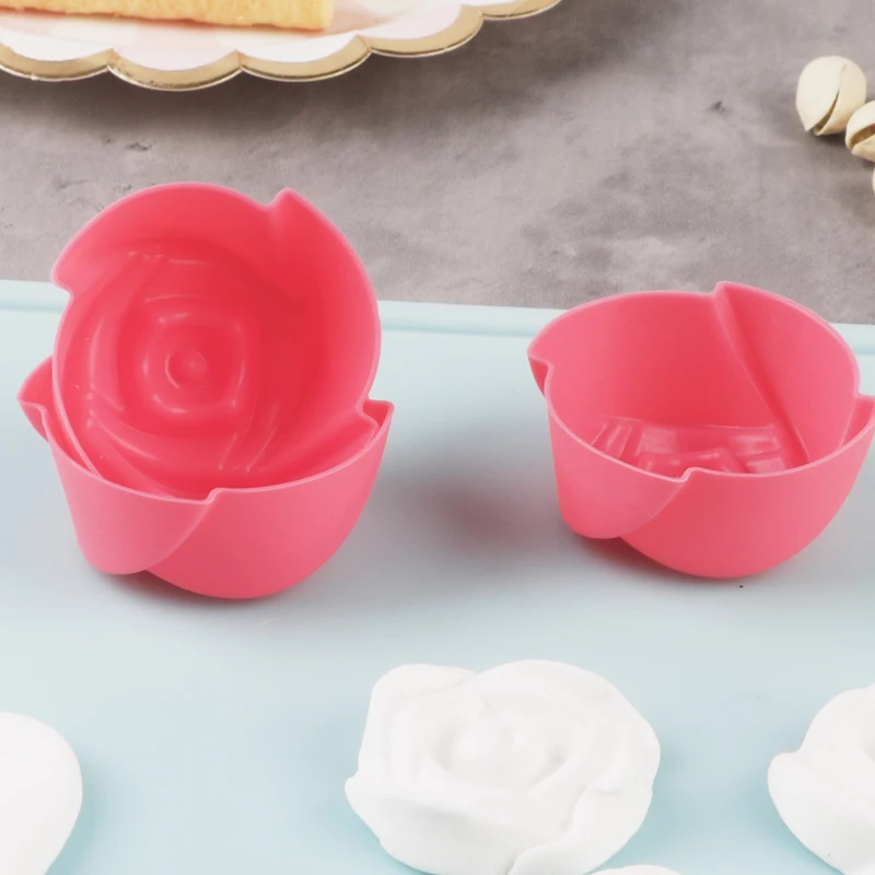 Leatchliving Rose soap silicone mold ice cube tray silicone DIY cake mold baking equipment tools