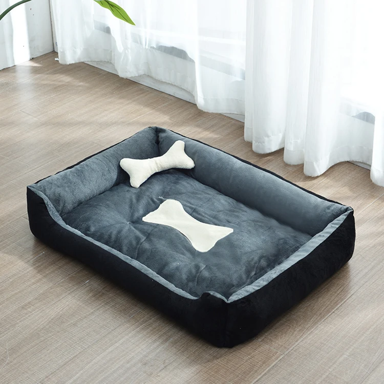 2021 Supplies Factory Pet Sofa Cushions Hot Selling High Quality Modern Soft Cute Warming Pet Bed Dog and Cat Bed Mat