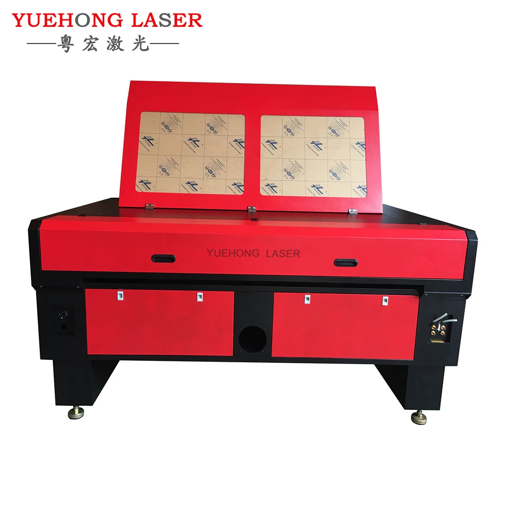 1610 100w 130w 150w Reci Laser Tube Co2 Double Head Laser Cutting Machine For Acrylic Plywood