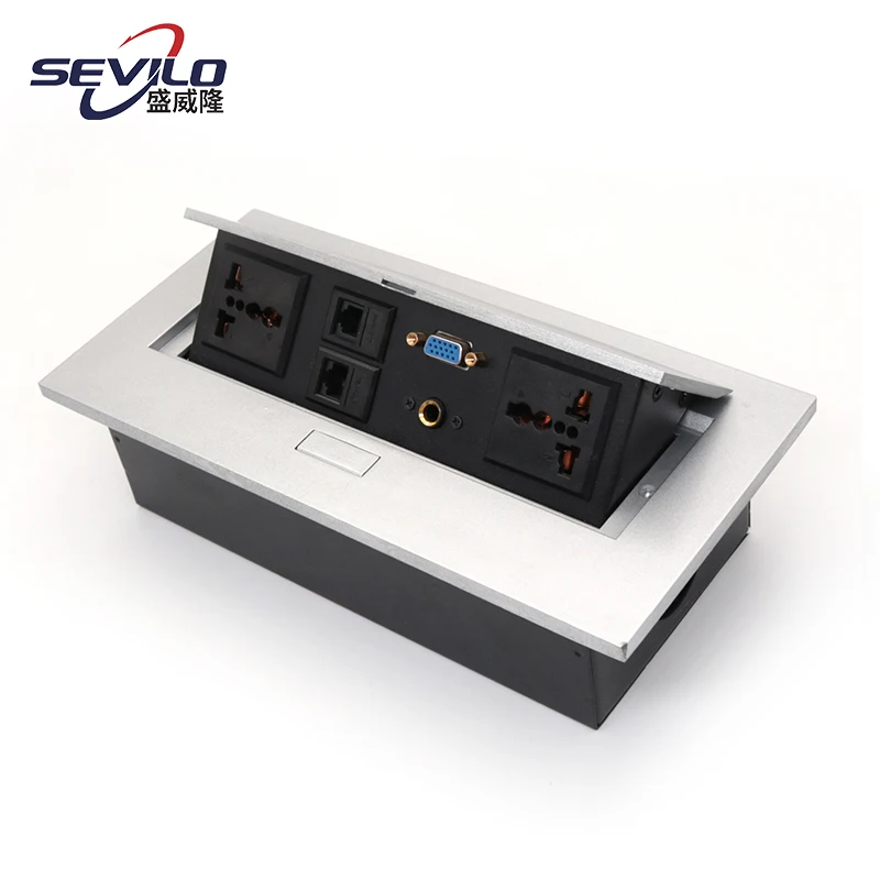 Popular Industrial Universal Interpolation Multifunction Usb Charger Desktop Socket  For Office
