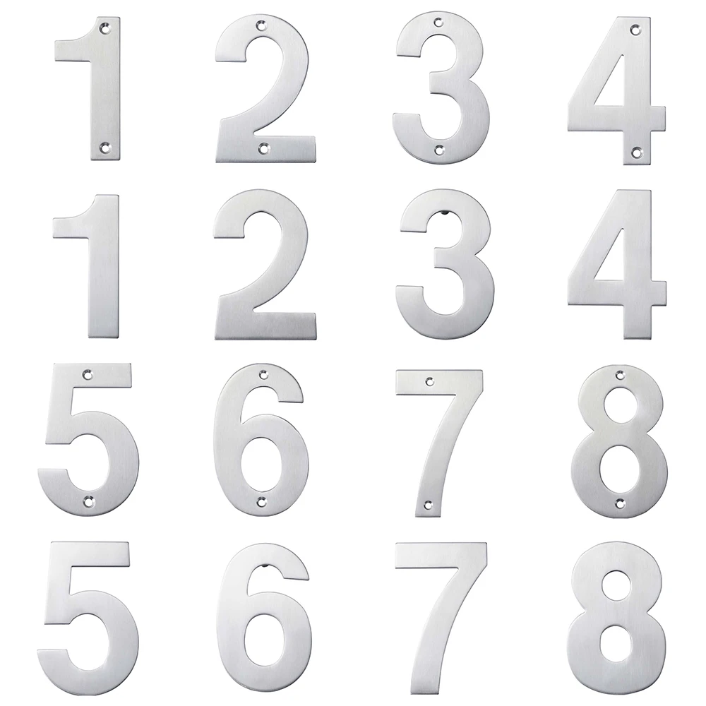 Modern Office Door Number Sign Hotel House Number Address Sticker Plate Sign