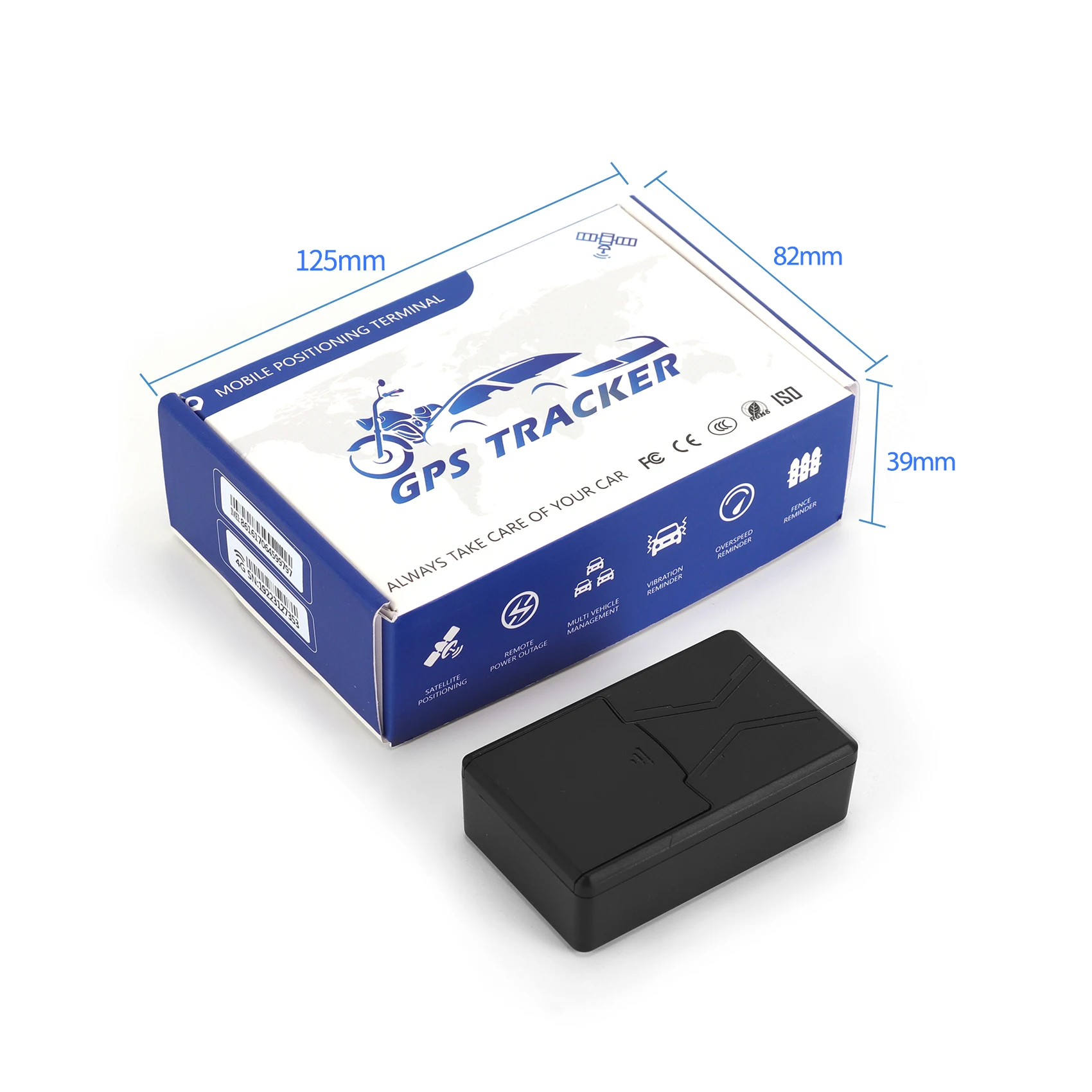 Fleet management Wireless  YG-D3 Car Tracker with Android iOS APP Low positioning error Rollover alarm ODM GPS tracker