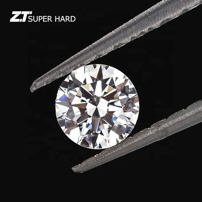 HPHT 0.01 to 1 carat round loose cvd diamonds 1.3mm 6.5mm D E F G H color VVS VS SI clarity 3ex lab created diamonds