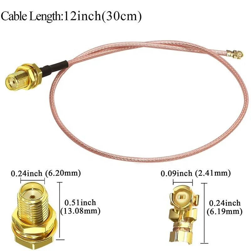 Proveedores De Ipx To Sma Rg178 Extension Cable 15CM Sma To Ipex Cable Ipex Ufl Sma Rg178 Cable