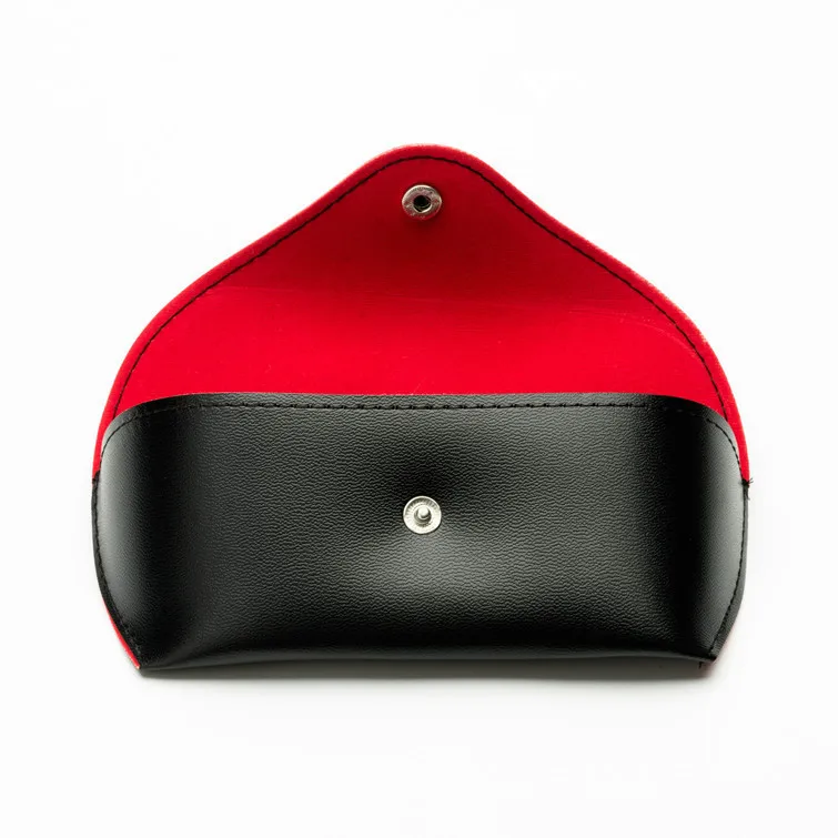 Fashion Leather Glasses Box Soft Bag High-grade Button Crystal Pattern Sunglasses Manufacturers Direct Sales Can Do LOGO