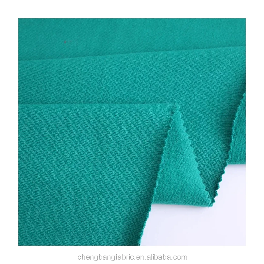 320gsm 50% cotton 50% polyester brushed french terry fleece fabric for sweatshirt hoodie