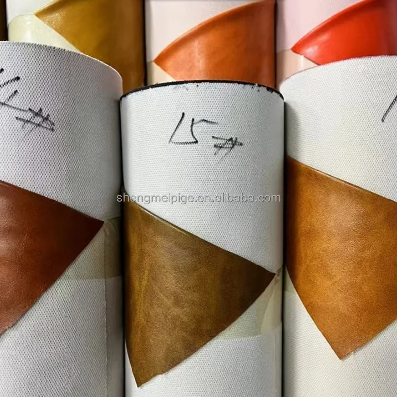 PVC synthetic leather dual color imitation leather fabric is used for medical equipment, car seats, sofa fabrics