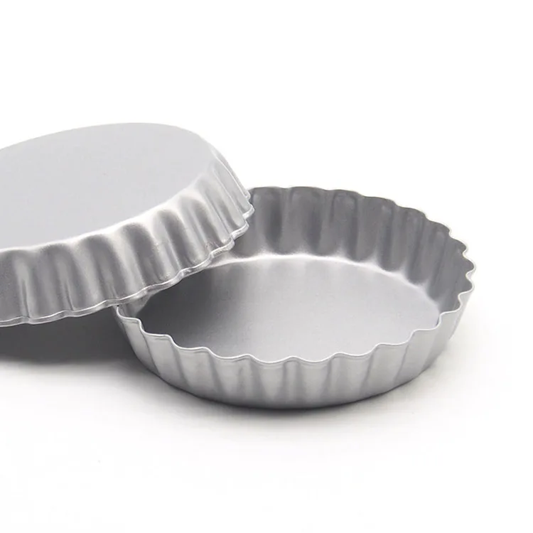 Sliver Tart Tins Round Tart Quiche Pan For Pie/Pizza/ Cheesecakes/Egg Tart