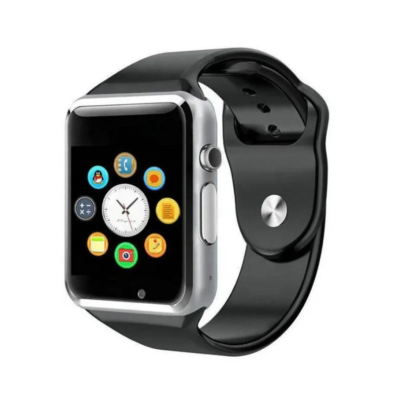 Wholesale High Quality Colorful SD Card Camera BT Mobile Phone A1 Smart Watch With Sim Card for Android Cell Phone